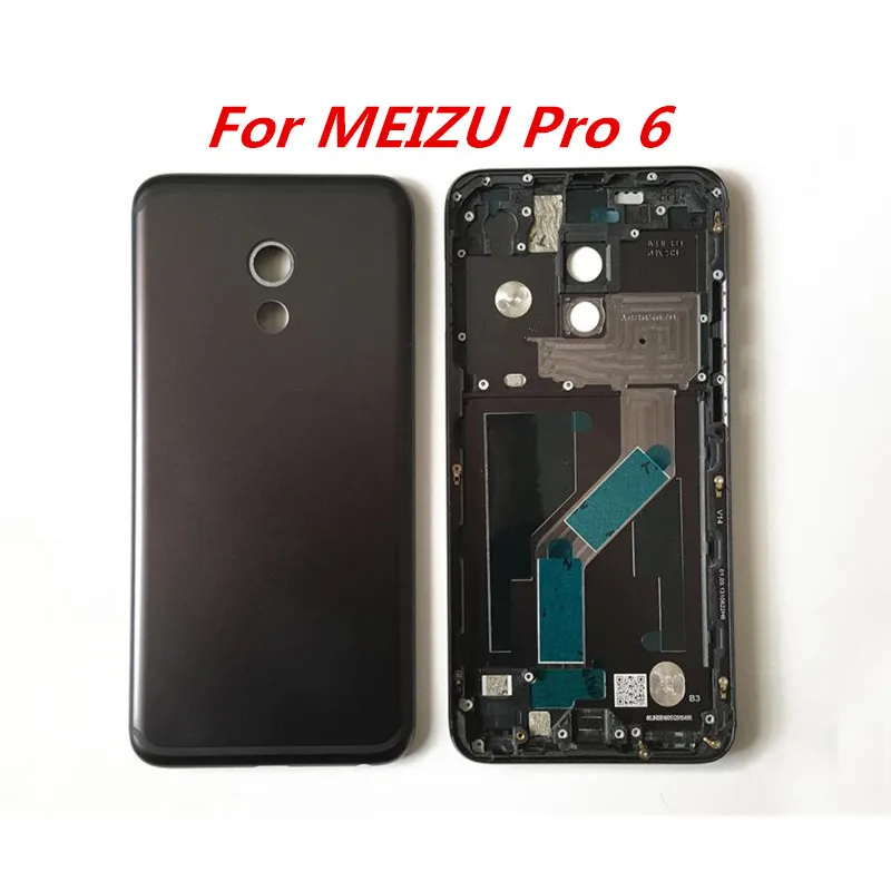 1 шт. черный корпус батареи для MEIZU Pro 6 5 2 &quotзадняя крышка батарейного отсека