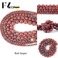 natural minerals stones red jaspers round beads for jewelry making 4mm 12mm gem ball beads diy bracelets necklace accessories