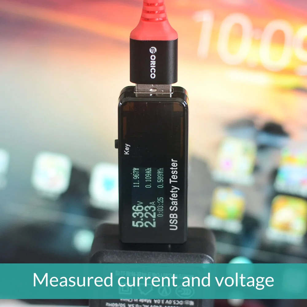 Кабель ORICO Scharge type c USB A зарядный кабель 1 м/3 фута черный/красный для синхронизации