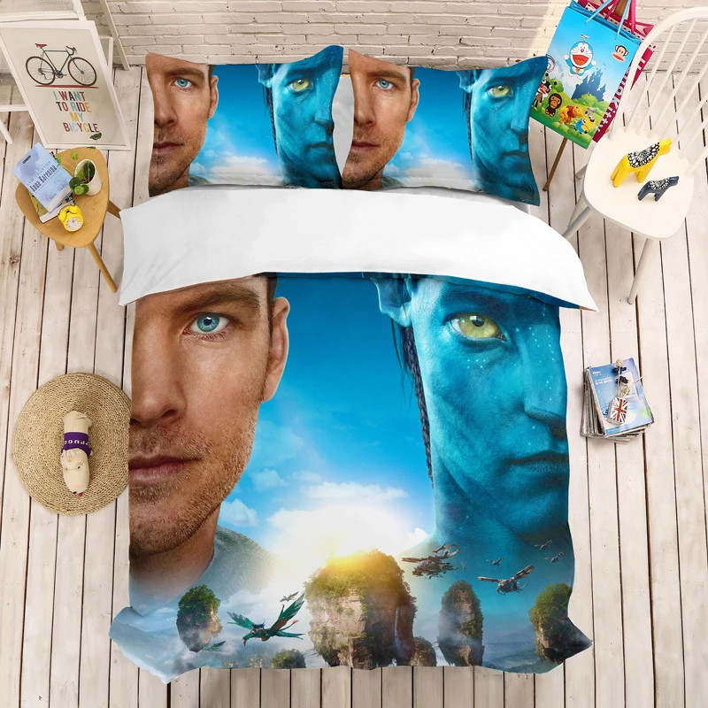 Avatar 3D bedding set Duvet Covers Pillowcases Transformers Optimus Prime Bumblebee comforter bedding sets bedclothes bed linen