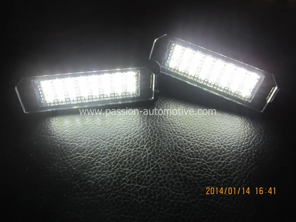Ошибок 18SMD светодиодный номерной знак светильник для Фольксваген EOS 06~ GOLF 4/5/6/7 LUPO 99~ 06 Passat CC 09