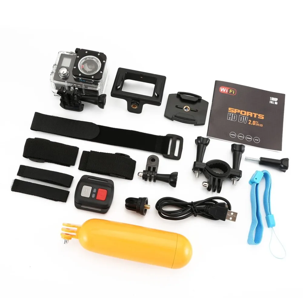 H9/H9R Digital Camera 4K Ultra HD 1080p/30fps Mini Helmet Kamera WiFi 2.0&quot 170D Waterproof Video Fotografica Camcorder | Электроника