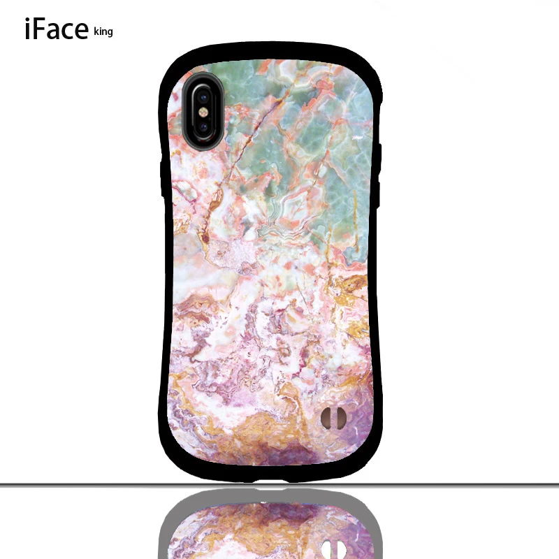 iFace king Marble Phone Case Cover for Iphone 7 8 Plus X XR XS MAX Protective Anti-knock Shell Capa Coque Funda |