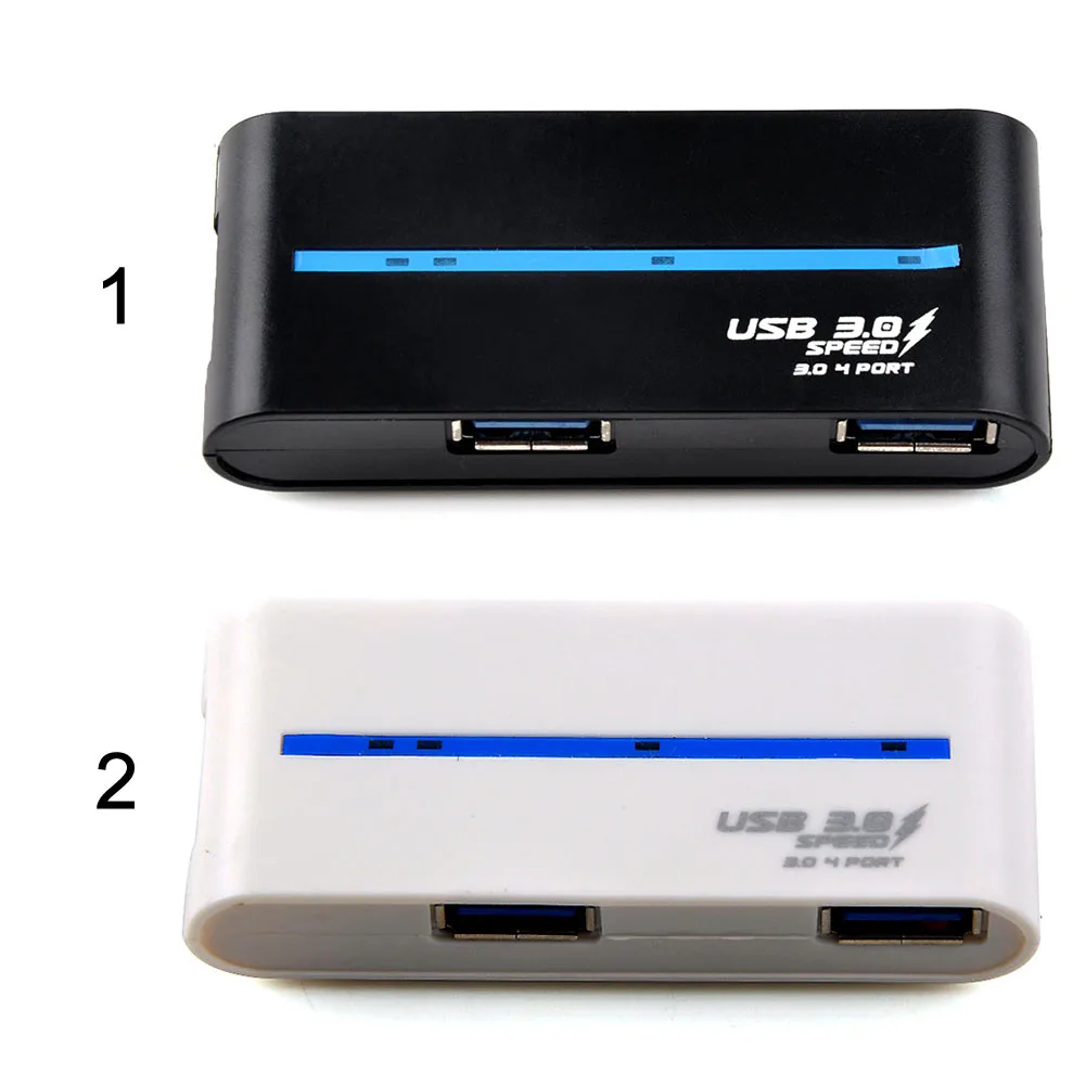 Высокоскоростная синхронизация 5 Гбит/с Скорость 4 Порты и разъёмы USB концентратор 3,0 Портативный USB 3,0 разъем разветвитель для ноутбука Планшетные ПК черный#825