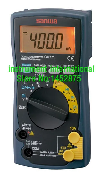 Цифровой мультиметр SANWA CD771 со светодиодсветодиодный светкой|digital multimeter|multimeter