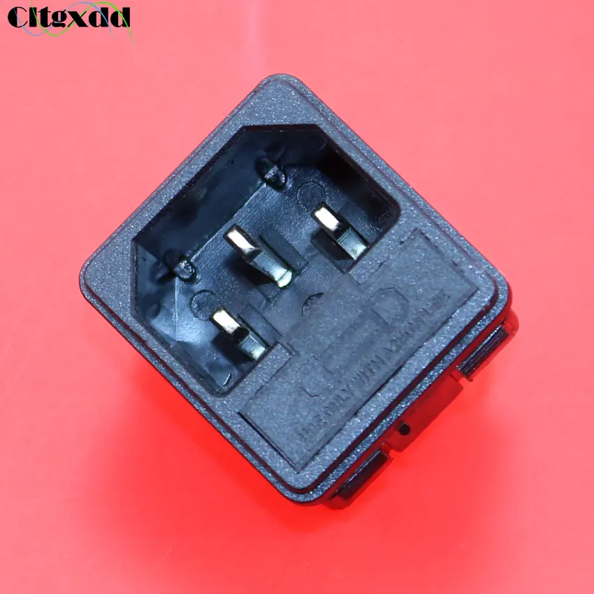 Cltgxdd 3 pin 10A 250 V AC Разъем питания с плавкая вставка, промышленная розетка черный 3 pin