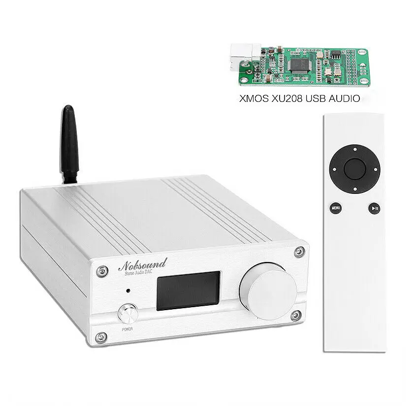 Nobsound Hi-Fi ES9038 Bluetooth 5,0 USB ЦАП цифро-аналоговый преобразователь OPT/коаксиальный адаптер DSD