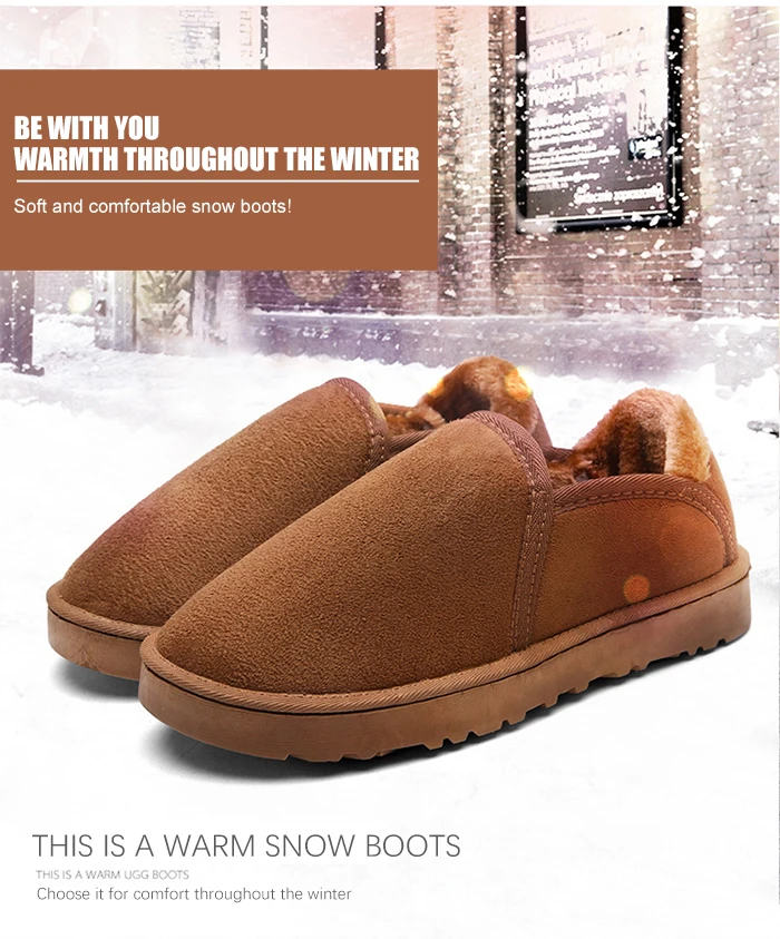 Winter Hot Sale Warm Men Cotton Slippers Shoes Big Size 36-45 Winter Wrapped Heel Home Slippers Men With Fur Mans footwear