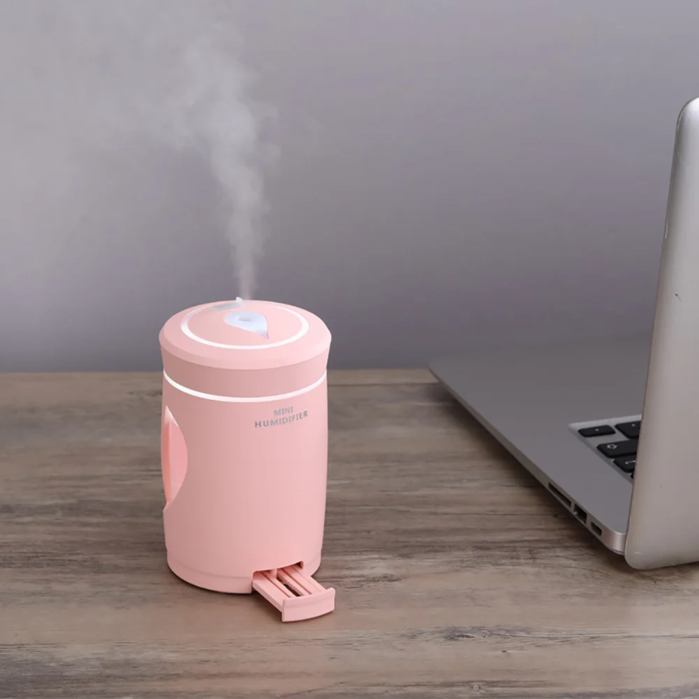 5 in 1 USB Ultrasonic Air Humidifier Portable Woodpeck Mini with LED Light and Fan Mist Maker for Home Office Car Use | Бытовая техника