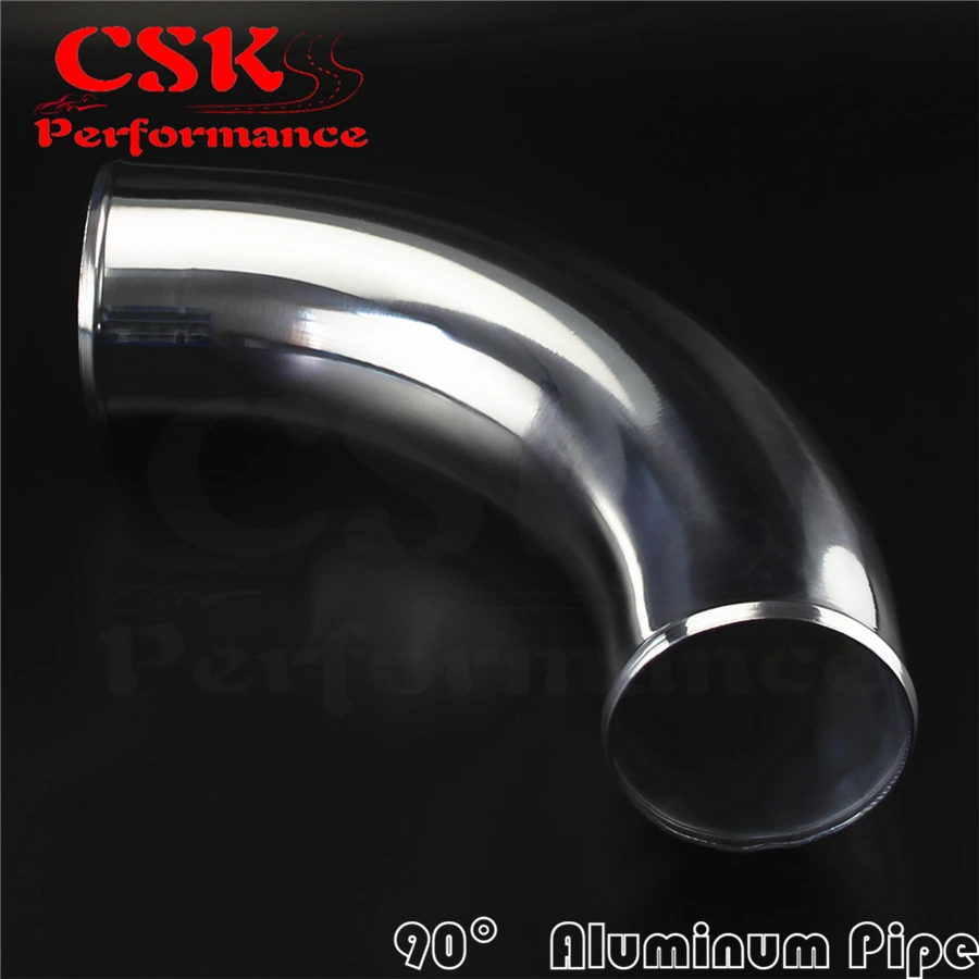 

90 Degree 127mm 5" inch Aluminum Intercooler Intake Pipe Piping Tube hose