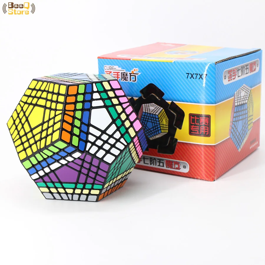 Shengshou Wumofang 7x7x7 волшебный куб Teraminx 7x7 профессиональный куб додекаэдра Твист Головоломка Развивающие игрушки