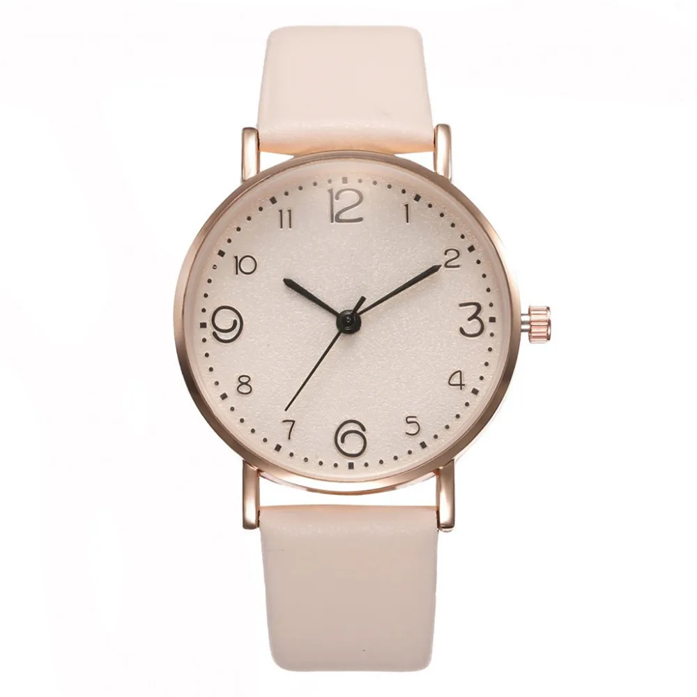 

New Women Watches Casual Ladies Fashion Leather Quartz Wristwatch Casual Clocks Simple Gift Top Brand Zegarek Damski