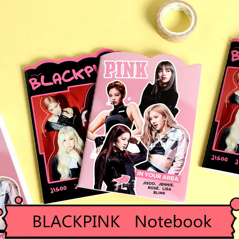 1 шт. KPOP EXO XIUMIN D.O. SUHO CHEN BlackpinkMini дневник записная книжка канцелярская книга блокнот s Пишущие принадлежности веер подарок