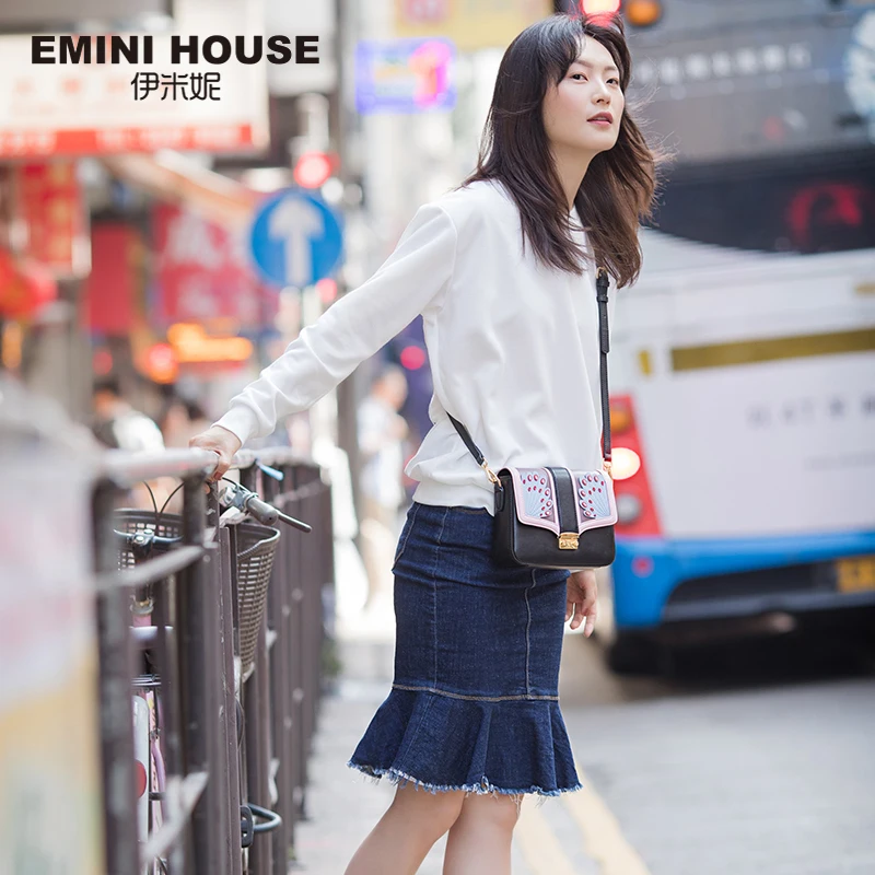 EMINI HOUSE спилок кожаные женские сумки-мессенджеры женский кошелек и сумки