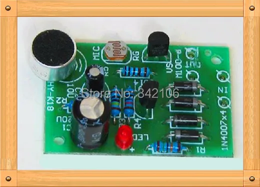 Бесплатная доставка! Звуковой и светильник с датчиком управления переключатель