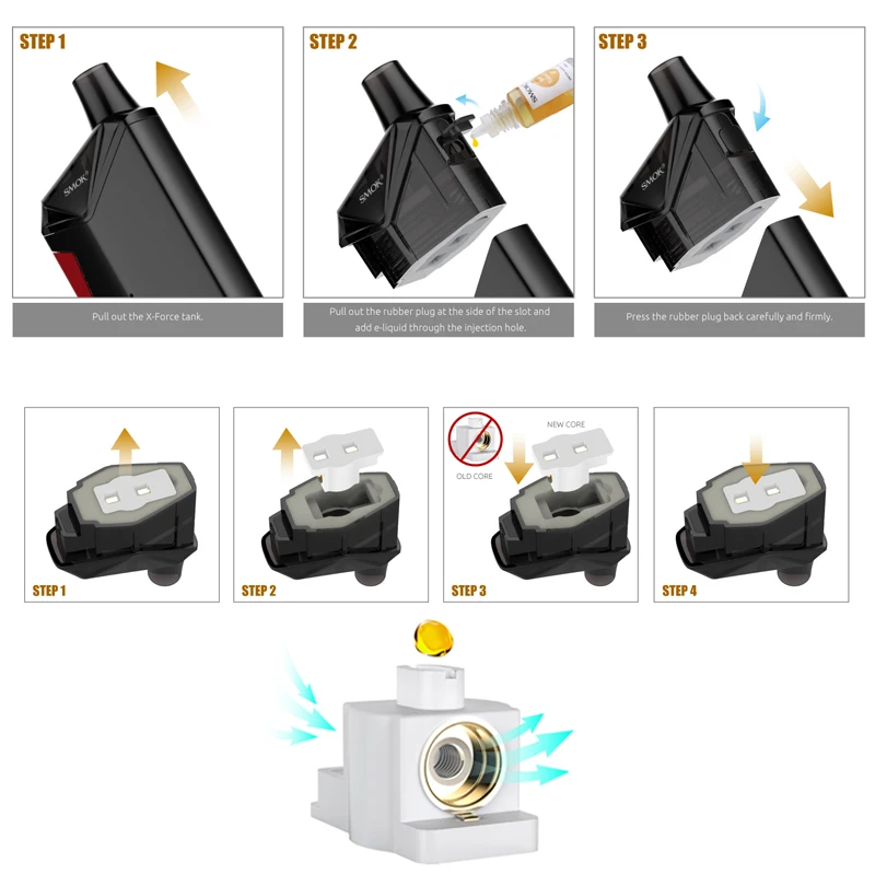 Картридж SMOK X Force 100% оригинал емкость 7 мл force для набора электронной сигареты