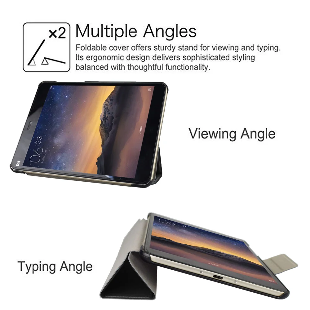Тонкий откидной Чехол подставка mipad 2/3 для Xiaomi Mi Pad 2 3 (7 9 дюйма) защитный чехол