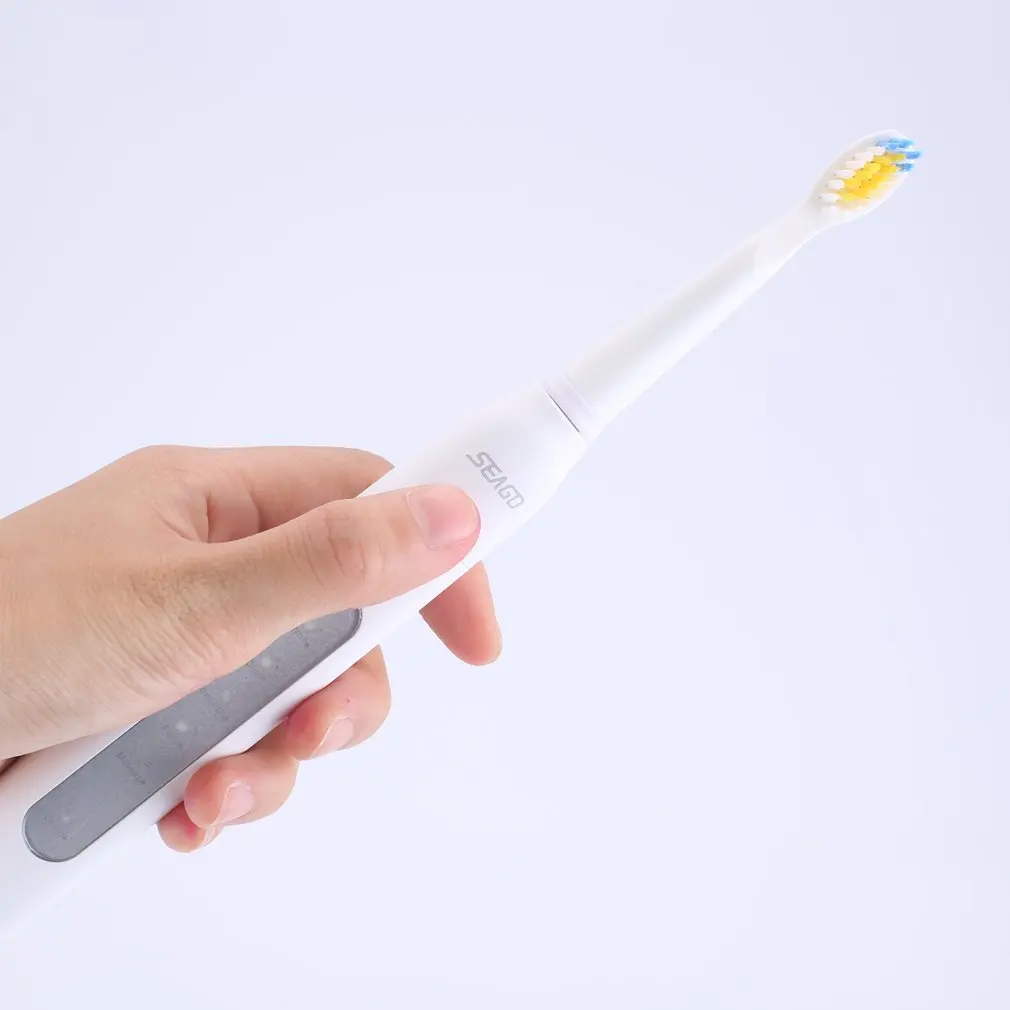 Сиго SG 507 Sonic Электрический Зубная щётка для взрослых щетка с таймером USB зарядка