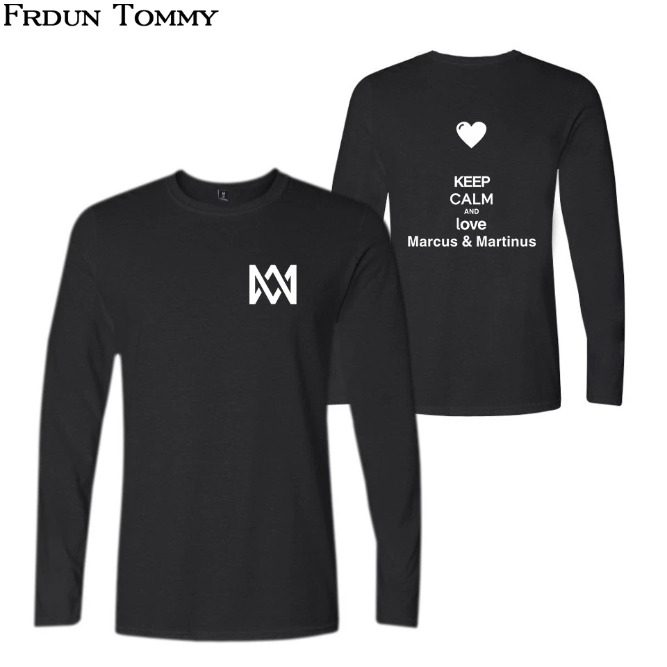 Marcus &amp Martinus LIKE IT Long Sleeve T-shirt Kpop Casual New Style College Unisex Autumn Plus Size Clothes | Женская одежда