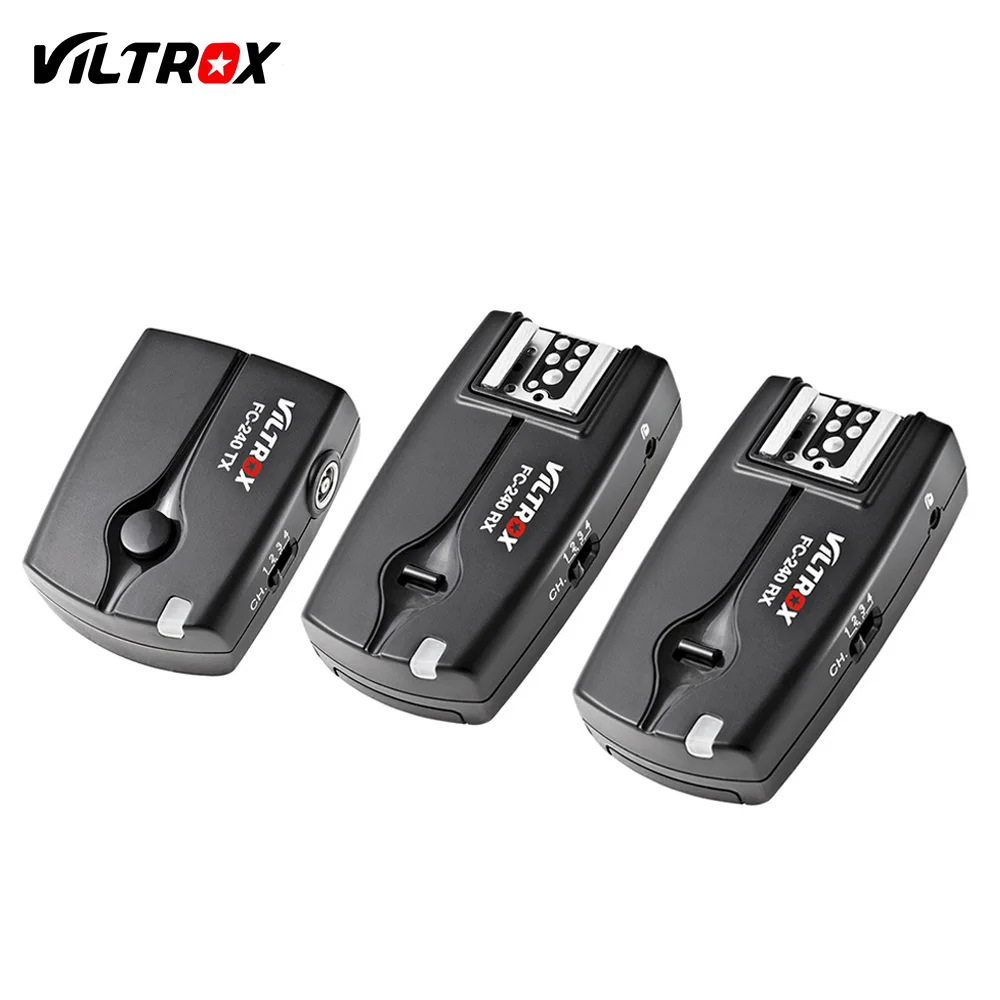 Viltrox fc 240 Беспроводной Студия Строб вспышка триггера Камера удаленного + 2