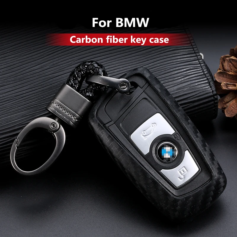 Модель углеродного волокна ключевые чехол силиконовый для BMW E30 E34 E36 E39 E46 F10 F11 F31 G30