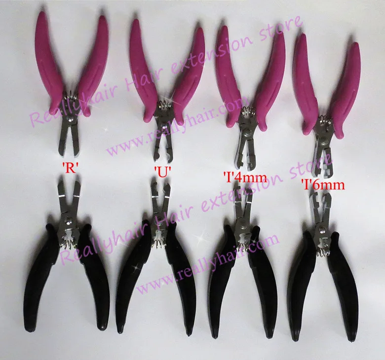 1 шт./лот плоские зубцы с черной ручкой для удаления волос/плоскогубцы