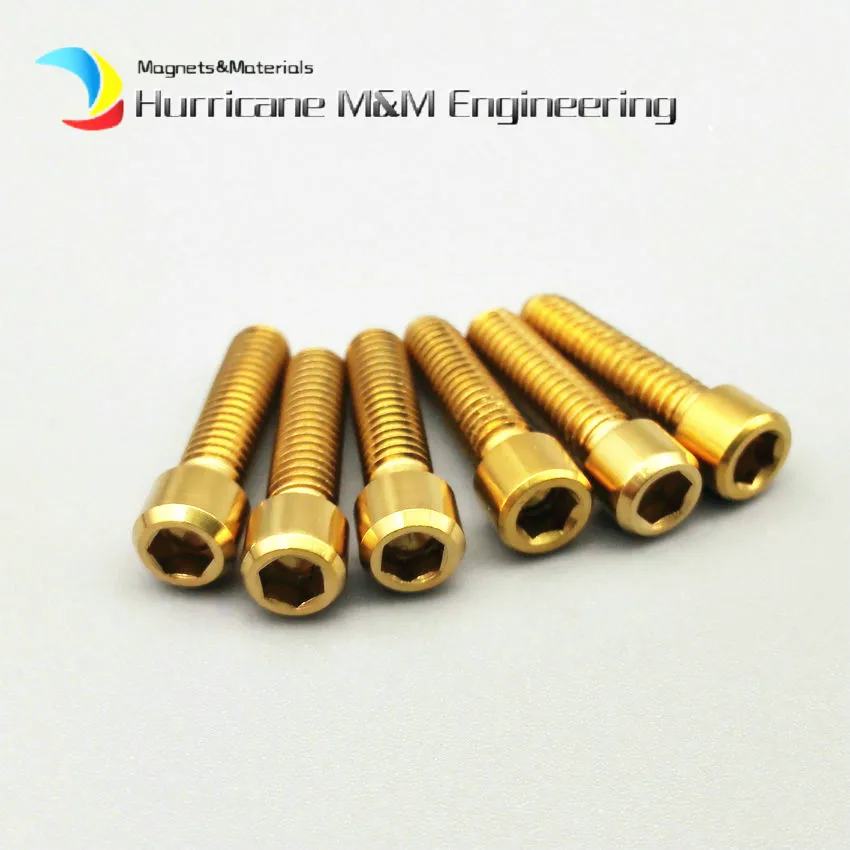 Титан болт M4 x10/13,5/15/20/25 мм спереди/сзади H/L переключения пальца Ti Болт Колонка голова шестигранной Ti винты Ti крепеж 1 шт