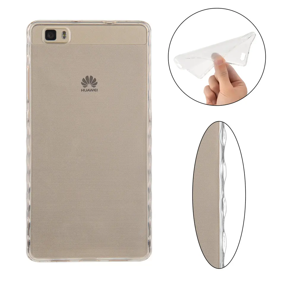 Huawei P8 Lite Case 5.0 &quotультра Тонкий Прозрачный Мягкий Силиконовый ТПУ Телефон Дела