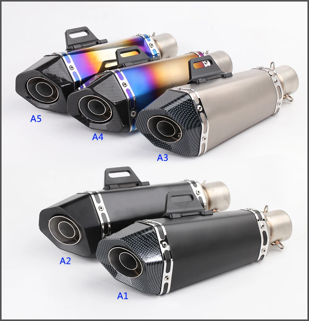 51 мм глушитель выхлопной трубы akrapovic sportst с дБ убийца для Бенелли 600 r6 r15 nc750x gsr 600 sv650 trk502 cbr250r