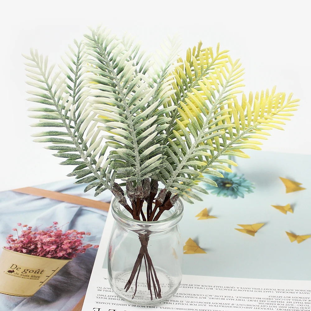 HUADODO 6 шт. искусственные мини папоротники цветы жасмин для дома свадебный венок