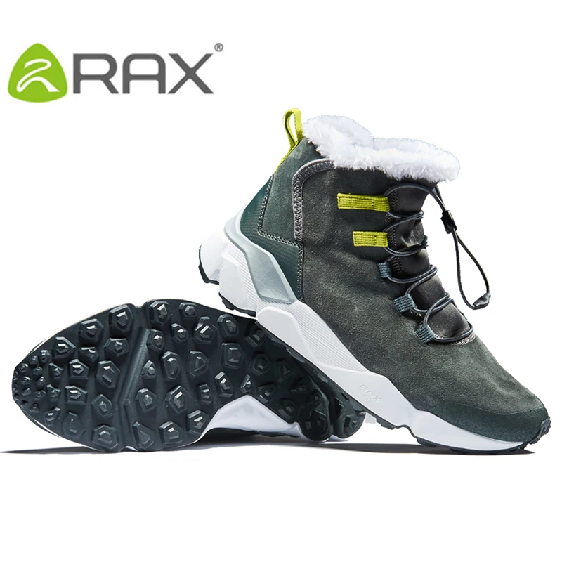 Мужские туристические ботинки RAX новейшие Нескользящие с плюшевой подкладкой в