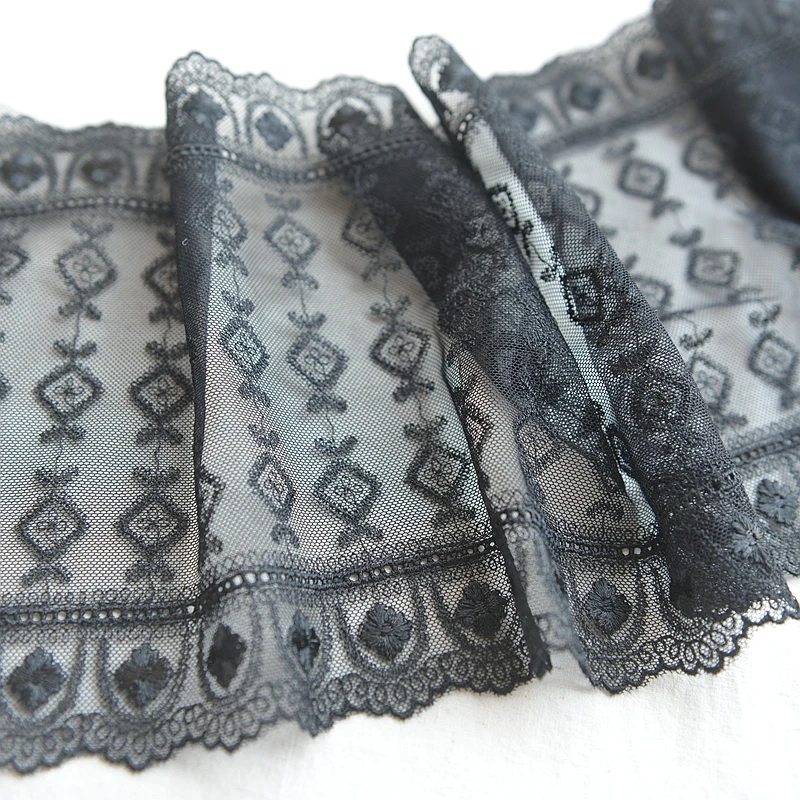 2018 горячая Распродажа Черной сетчатой тканью аксессуары ткань кружевная тесьма