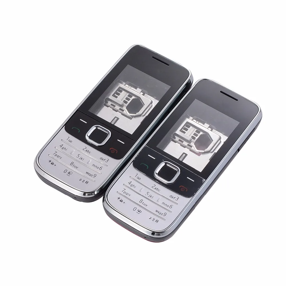 Полный корпус для Nokia 2730C 2730 Лицевая панель рамка чехол+ задняя крышка/крышка батарейного отсека+ клавиатура