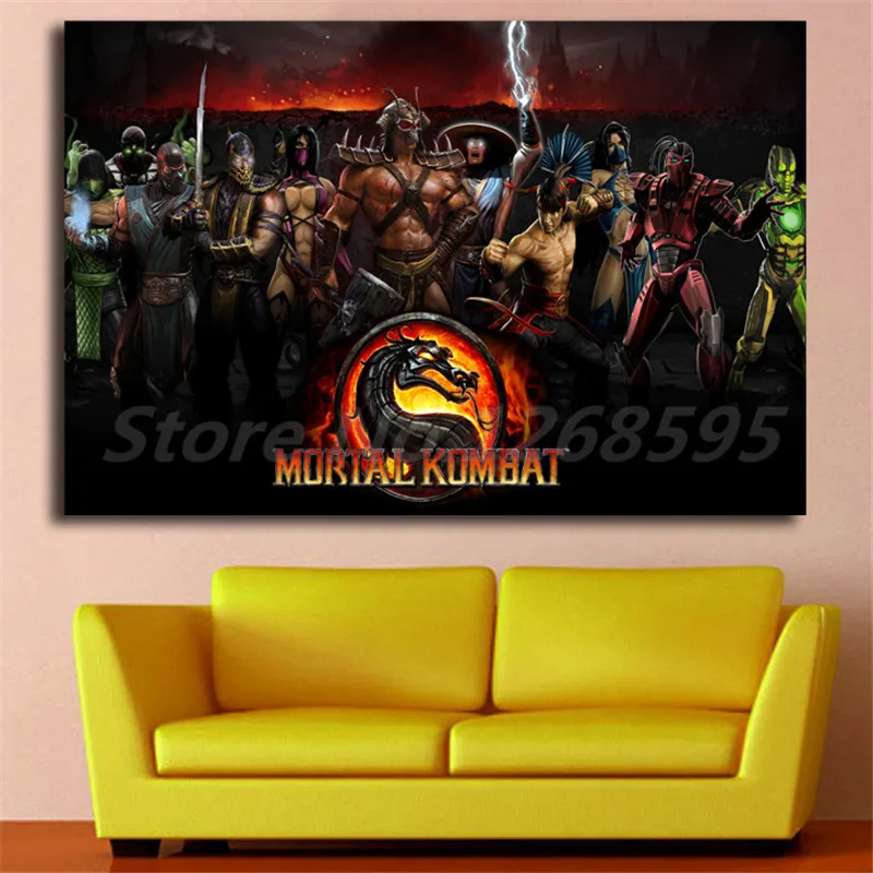 Mortal Kombat Armageddon обои HD холст картина печать гостиная домашний декор Современное