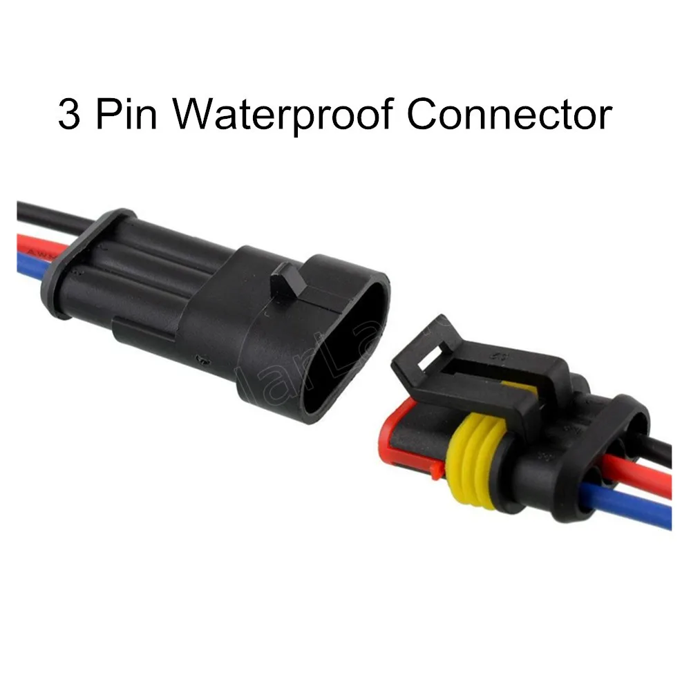 Бесплатная доставка 5 комплектов водонепроницаемый автомобильный проводной