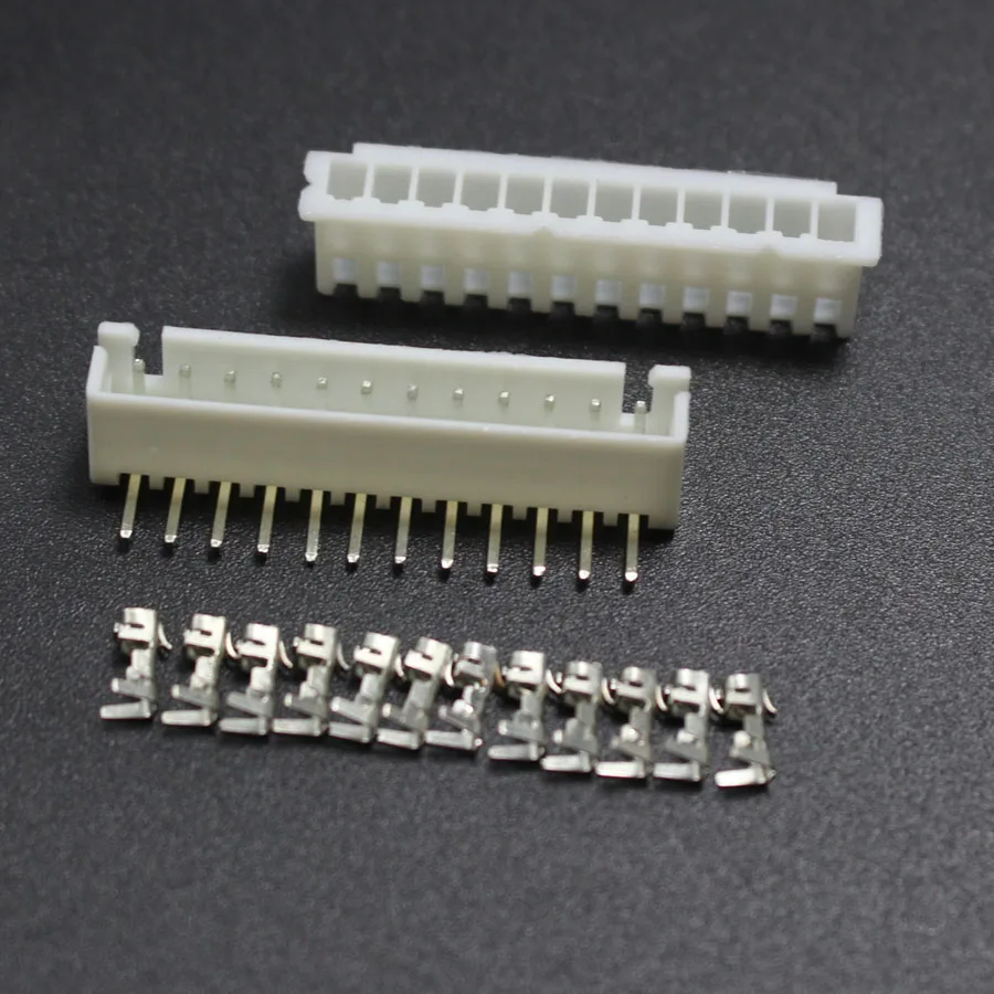 25sets XH2.54-12P Connector 2.54mm 12Pin XH right angle Header + Housing Terminal for PCB Car Automotive | Обустройство дома