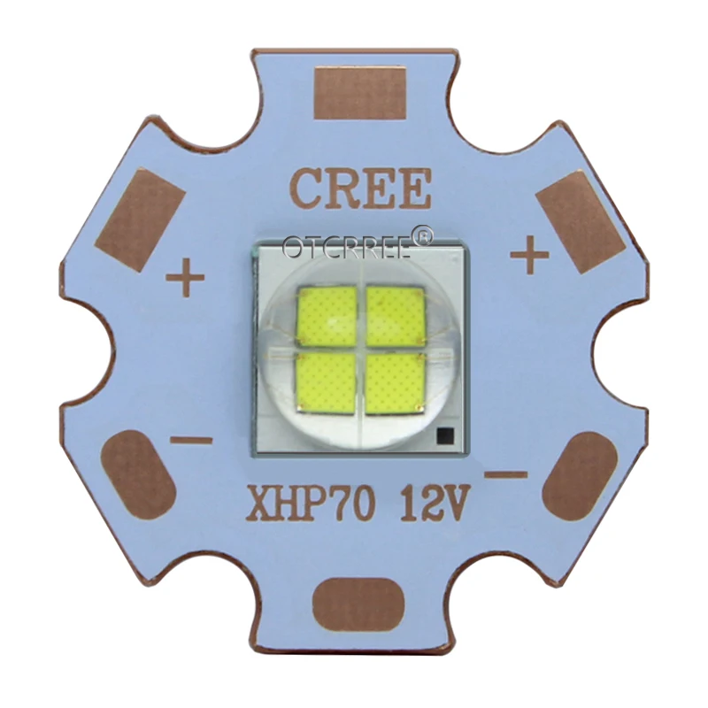 1 шт. 7070 20 Вт 6V12V светодиодный сменный Cree XHP70.2 XHP50.2 светодиодный излучатель холодный белый 6500K автомобильный светильник диодный чип светильник с медной печатной платой