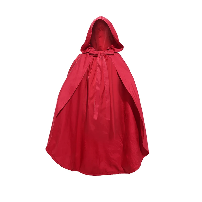 Cloak Длинный плащ; карнавальный костюм Красной Шапочки для девочек; маскарадный костюм принцессы на Хэллоуин; нарядное платье для вечеринки - Цвет: Cloak