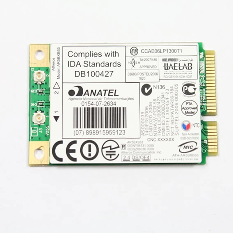 Беспроводная карта AR5BXB63 для ноутбуков серии CQ70 G70 G60 CQ60 A900 G6000 C700 sps 459339-002 |
