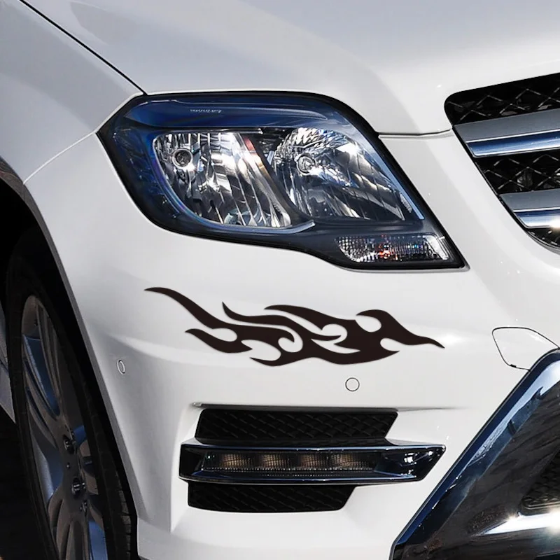 1 пара настраиваемые огонь наклейки для автомобиля Стайлинг Ford Focus Cruze Рио Skoda Octavia
