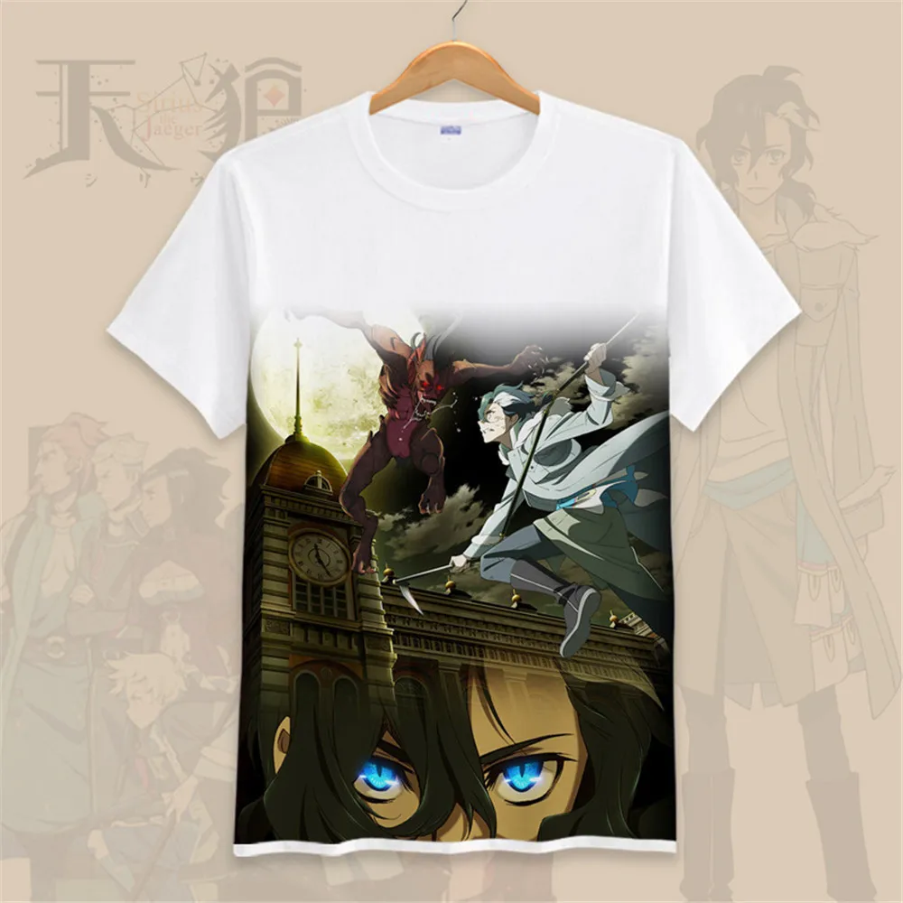 Футболки с короткими рукавами Sirius the Jaeger рубашки для косплея Аниме Манга Shiriusu za Yega