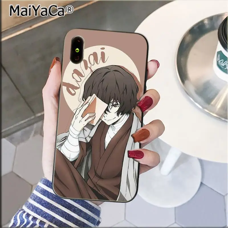 MaiYaCa японское аниме bungou бродячие собаки Dazai Osamu чехол для телефона для iPhone 11 pro max 8 7 6 6S Plus 5 5S SE XR X XS MAX