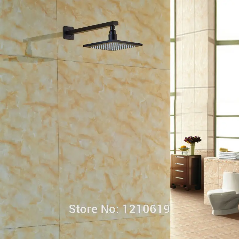 Новая меняющая цвет Светодиодная головка для душа 8 дюймов с ручкой бронзовая