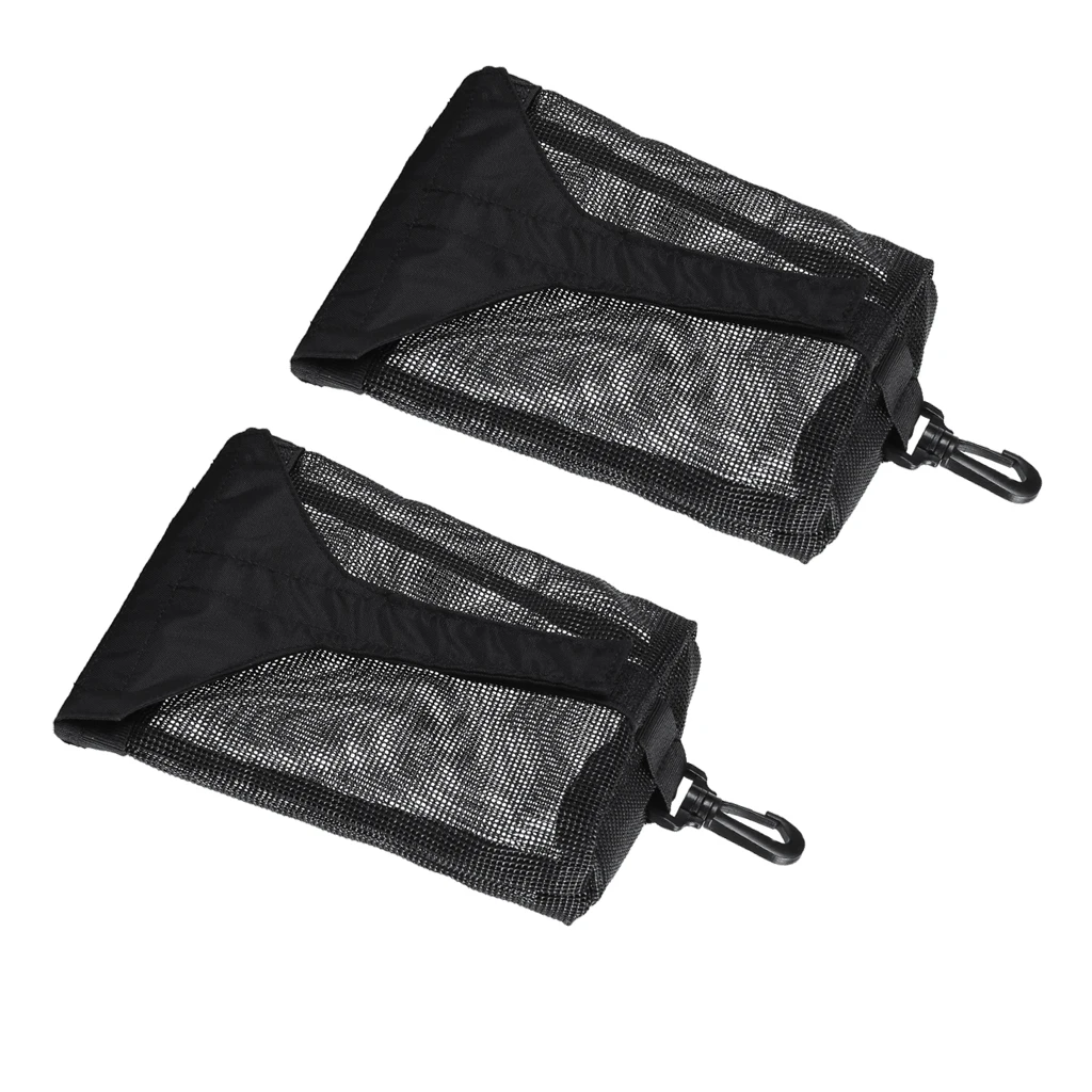 2 Pcs Scuba Diving Weight Pocket Dive Accessories Holder Mesh Pouch Organizer Bag with Clip Equipment | Спорт и развлечения