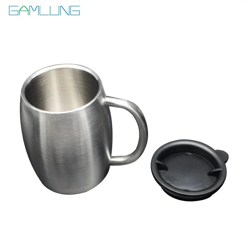 Бренд gamlung Подарочная коробка пивная кружка из нержавеющей стали Stein двухслойные