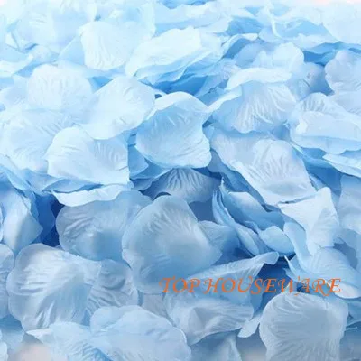1500 шт светло голубые шелковые лепестки роз ткань свадьба праздник украшение