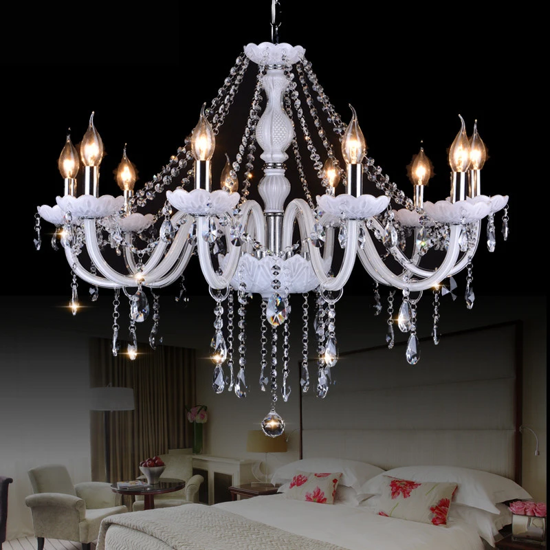 Хрустальные люстры в современном стиле современные светодиодные лампы для