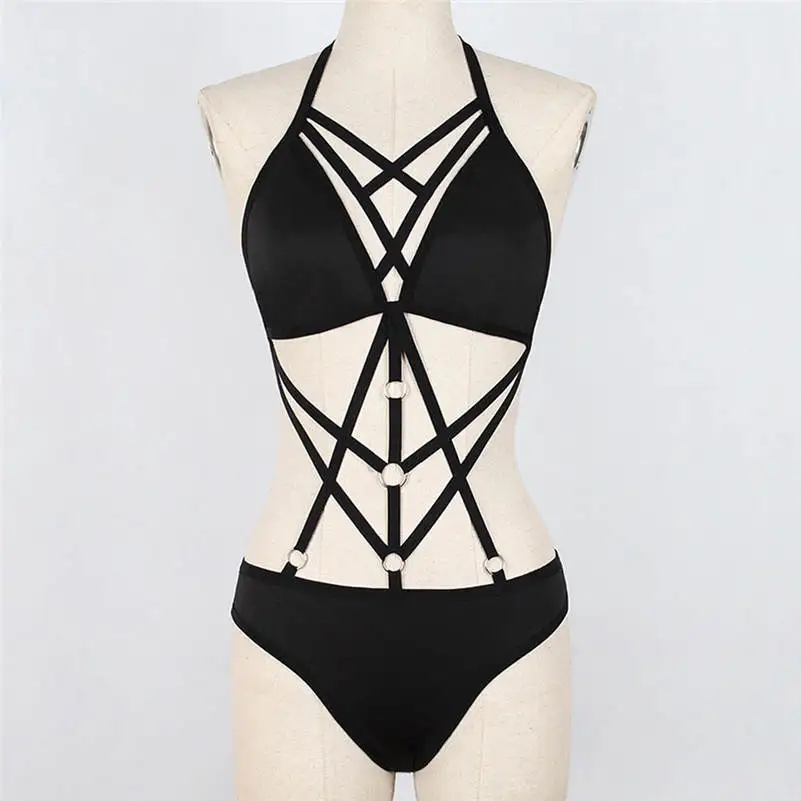 Lingerie Sexy Bra Set Sexy Women Lingerie Hollow Out Nightwear Sleepwear Body Bandage Underwear Bras Women Brief Sets 661BRS10