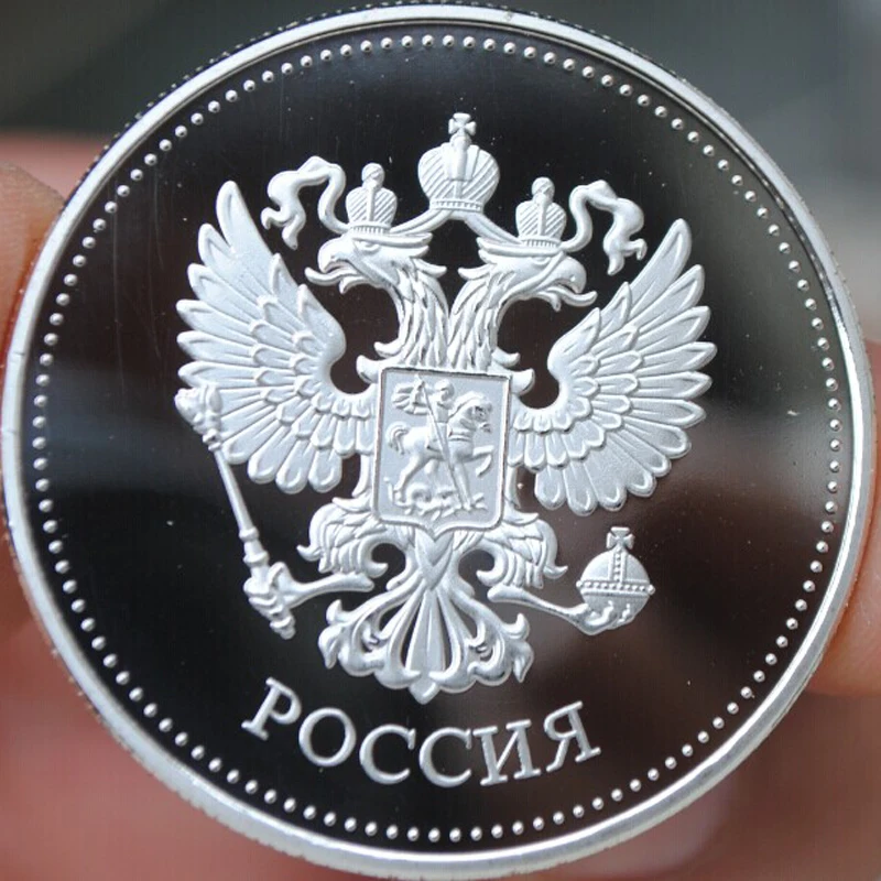 Памятная монета русского императора Питера бронзы 1 шт. с серебряным покрытием|coin