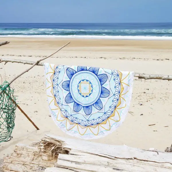 

2017 Hot Summer Round Tapestry Beach Throw Roundie Indian Mandala Towel Yoga Mat